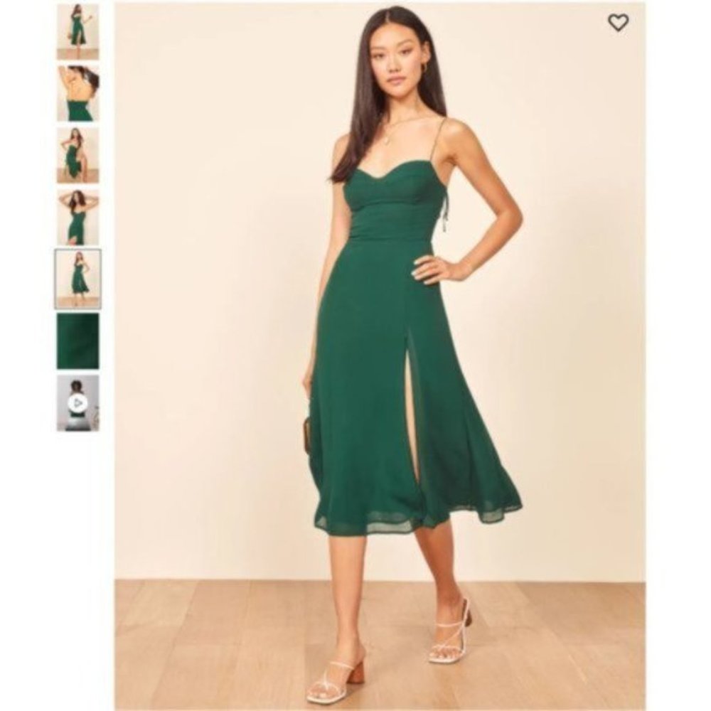 Sale🌈Reformation Juliette Dress - Emerald